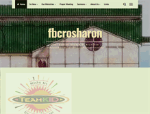 Tablet Screenshot of fbcrosharon.org